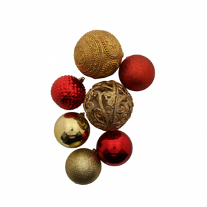 Deco - Navidad Pack Bolas rojas y doradas