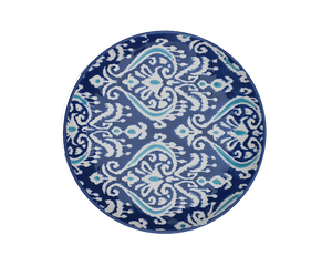 Plato Piqueo - Mosaico Azul
